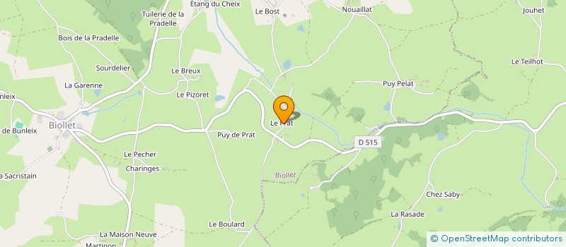 localisation de l'entreprise MADAME GENEVIEVE BOURDIER  BIOLLET