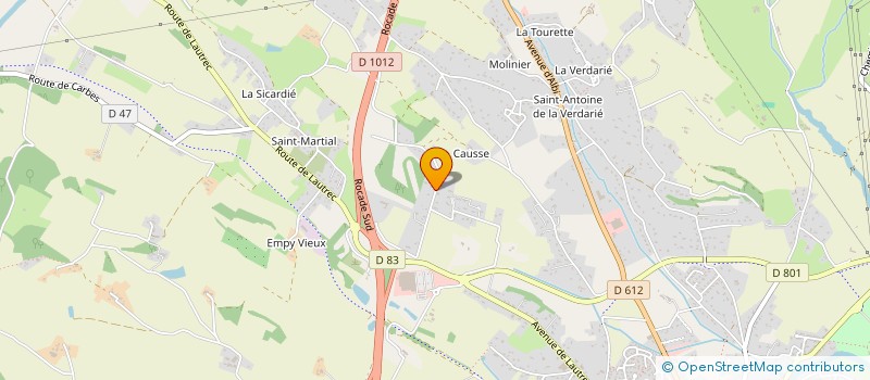 localisation de l'entreprise MADAME GENEVIEVE BOURGES  CASTRES