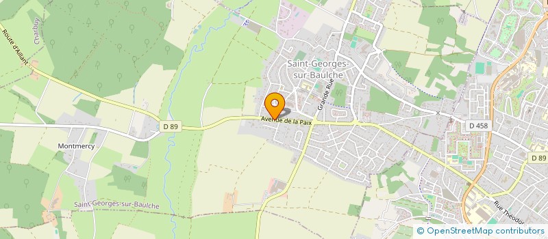 localisation de l'entreprise MADAME GENEVIEVE BOUTET DE MONVEL  SAINT-GEORGES-SUR-BAULCHE