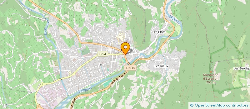 localisation de l'entreprise MADAME GENEVIEVE BRARD  NYONS