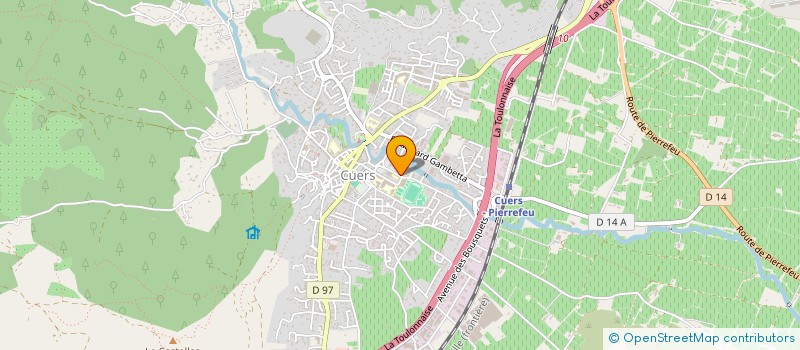 localisation de l'entreprise MADAME GENEVIEVE BRAYDA  CUERS