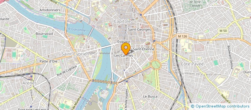 localisation de l'entreprise MADAME GENEVIEVE BRUGIDOU à TOULOUSE