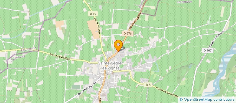 localisation de l'entreprise MADAME GENEVIEVE BRUN  SAINTE-CECILE-LES-VIGNES