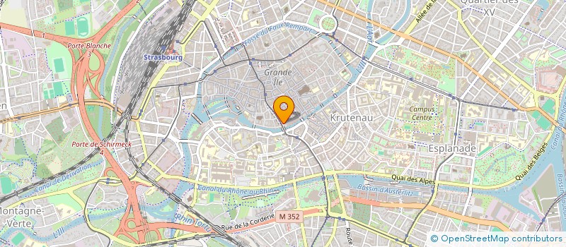localisation de l'entreprise MADAME GENEVIEVE BURGUN à STRASBOURG