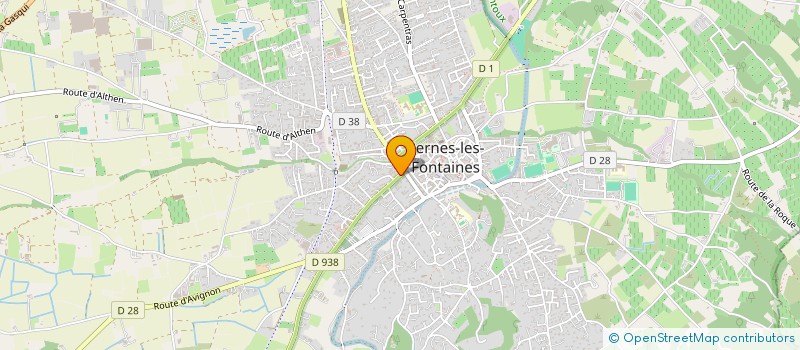 localisation de l'entreprise MADAME GENEVIEVE CAILLARD  PERNES-LES-FONTAINES