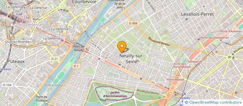 localisation de l'entreprise MADAME GENEVIEVE CAILLAUD à NEUILLY-SUR-SEINE