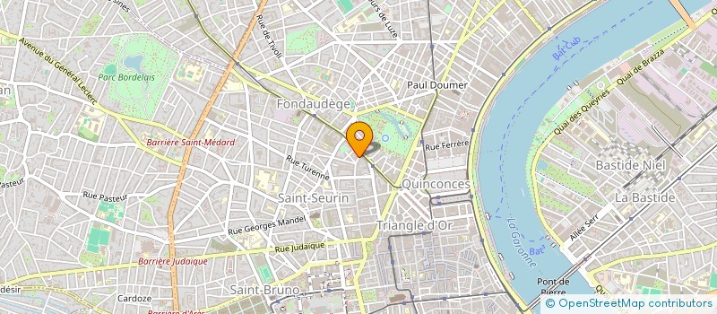 localisation de l'entreprise MADAME GENEVIEVE CAMPANA à BORDEAUX