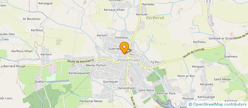 localisation de l'entreprise MADAME GENEVIEVE CARIOU  PLOBANNALEC-LESCONIL