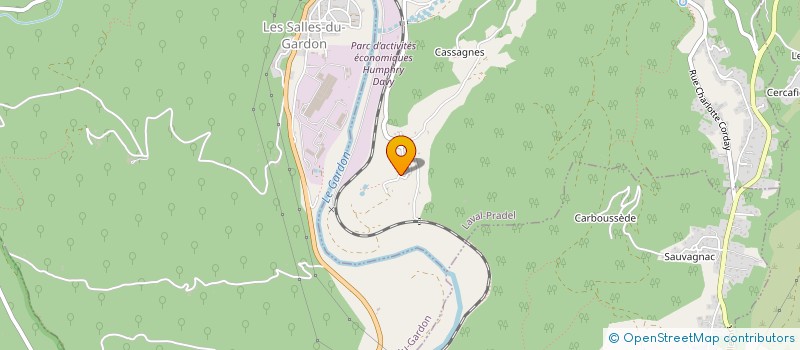 localisation de l'entreprise MADAME GENEVIEVE CARRE  LAVAL-PRADEL