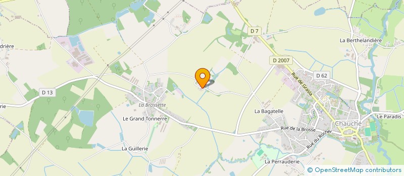 localisation de l'entreprise MADAME GENEVIEVE CARTEAU à MONTAIGU-VENDEE