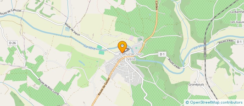 localisation de l'entreprise MADAME GENEVIEVE CASALE  CASTELNAU-DE-MONTMIRAL