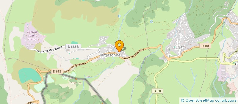 localisation de l'entreprise MADAME GENEVIEVE CASANOVAS  TARGASONNE