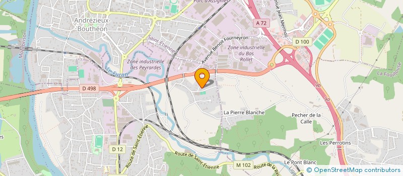 localisation de l'entreprise MADAME GENEVIEVE CATEX  SAINT-JUST-SAINT-RAMBERT