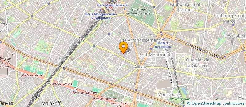 localisation de l'entreprise MADAME GENEVIEVE CHAMBENOIT  PARIS