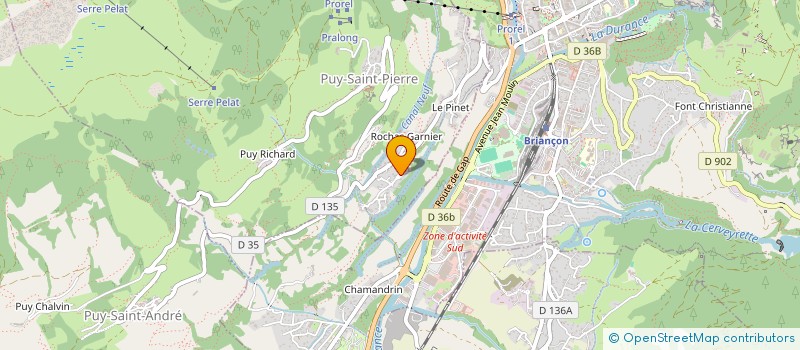 localisation de l'entreprise MADAME GENEVIEVE CHANCEL  PUY-SAINT-PIERRE