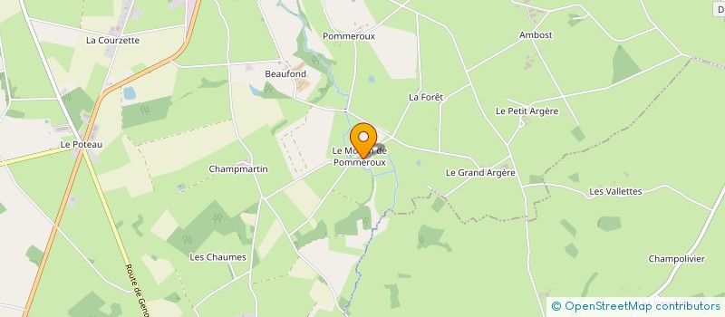 localisation de l'entreprise MADAME GENEVIEVE CHANTEPIE  GENOUILLAC