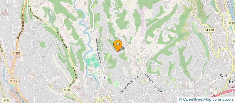 localisation de l'entreprise MADAME GENEVIEVE CHAPPUIS  CAGNES-SUR-MER