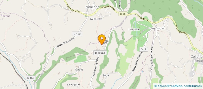 localisation de l'entreprise MADAME GENEVIEVE CHARCONNET  LIGNEYRAC