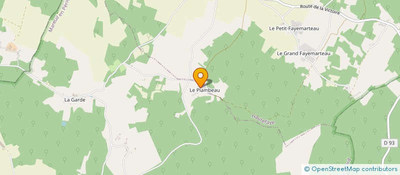 localisation de l'entreprise MADAME GENEVIEVE CHATAIN à MAREUIL EN PERIGORD