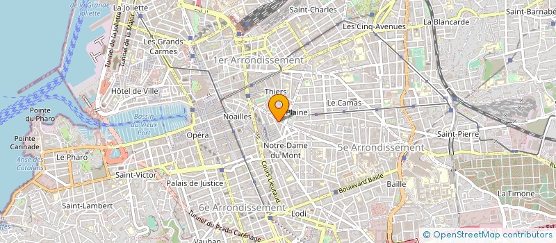 localisation de l'entreprise MADAME GENEVIEVE CHATAIN à MARSEILLE