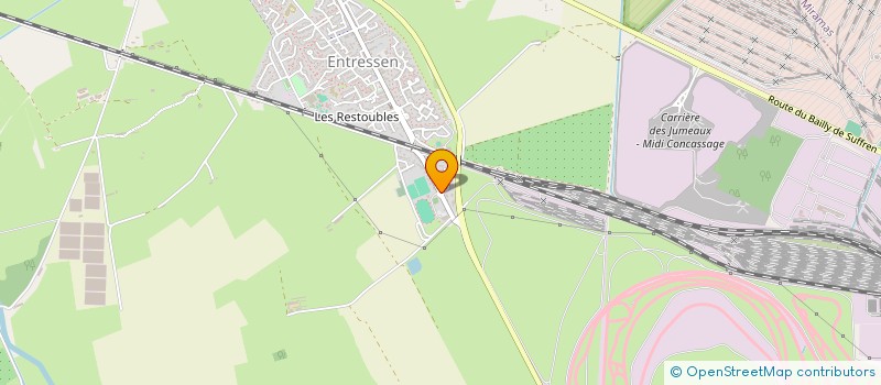 localisation de l'entreprise MADAME GENEVIEVE CHATEL  ISTRES