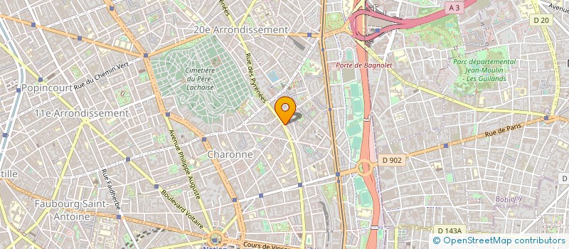 localisation de l'entreprise MADAME GENEVIEVE CHAUVEAU  PARIS