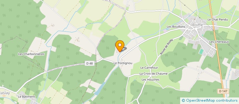 localisation de l'entreprise MADAME GENEVIEVE CHAUVET  ROIFFE