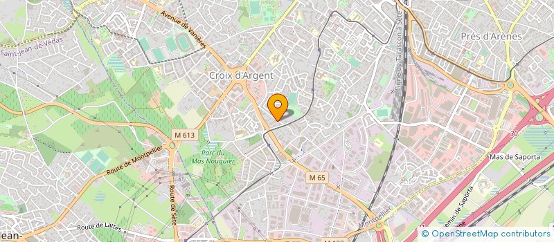 localisation de l'entreprise MADAME GENEVIEVE CHAVET à MONTPELLIER