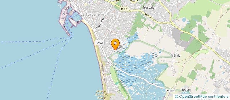 localisation de l'entreprise MADAME GENEVIEVE CHIRON  LA TURBALLE