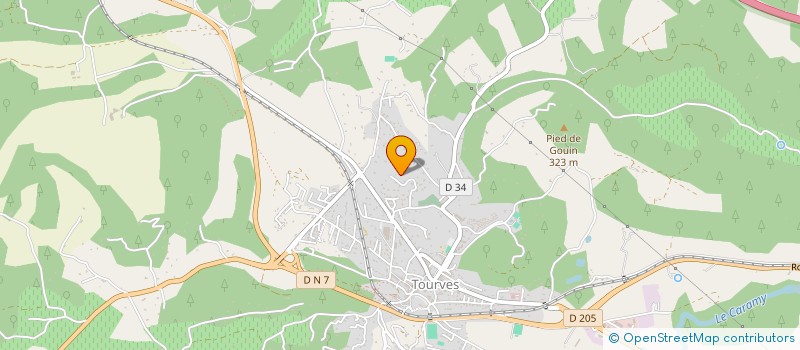 localisation de l'entreprise MADAME GENEVIEVE CIAPPARA à BRIGNOLES