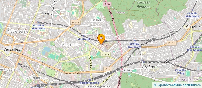 localisation de l'entreprise MADAME GENEVIEVE CIVRAIS à VERSAILLES