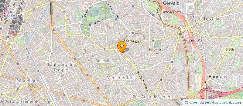 localisation de l'entreprise MADAME GENEVIEVE CLASTRES  PARIS