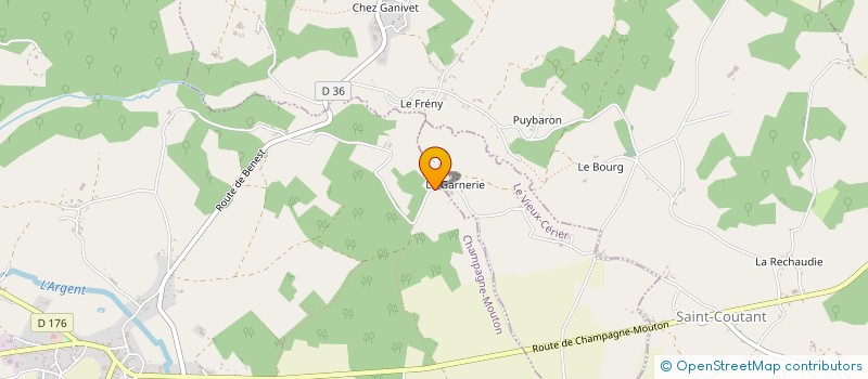 localisation de l'entreprise MADAME GENEVIEVE CLAVE  TURGON