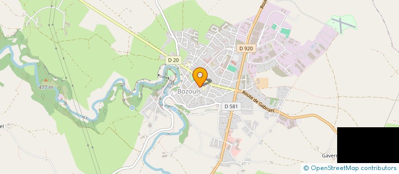 localisation de l'entreprise MADAME GENEVIEVE CLERC  BOZOULS