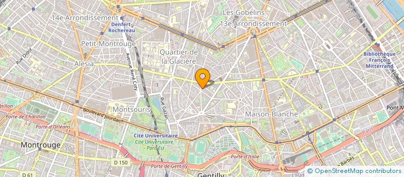 localisation de l'entreprise MADAME GENEVIEVE CLITON  PARIS