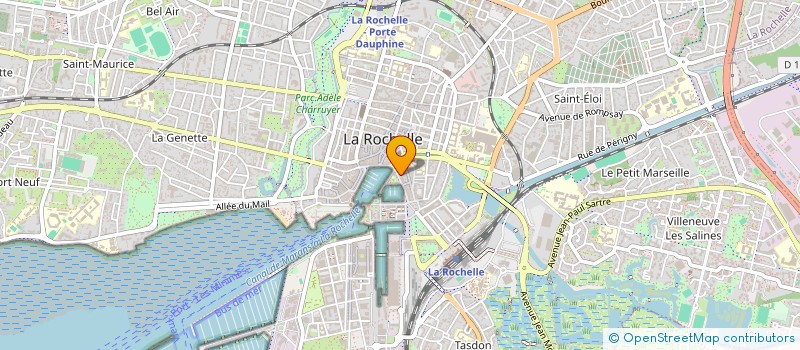 localisation de l'entreprise MADAME GENEVIEVE CORLET  LA ROCHELLE