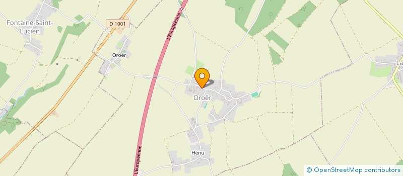 localisation de l'entreprise MADAME GENEVIEVE CORNE DENIS  OROER