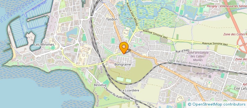 localisation de l'entreprise MADAME GENEVIEVE CORNUAU  LA ROCHELLE