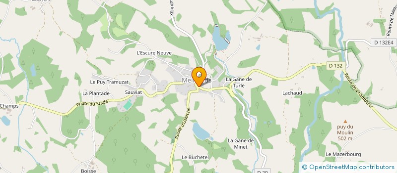 localisation de l'entreprise MADAME GENEVIEVE COUDERT  MEILHARDS
