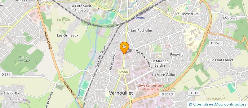 localisation de l'entreprise MADAME GENEVIEVE COURTEAU à VERNOUILLET