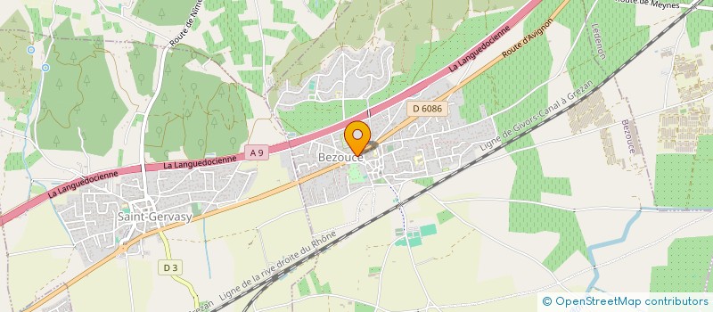 localisation de l'entreprise MADAME GENEVIEVE CREGUT  BEZOUCE