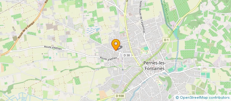 localisation de l'entreprise MADAME GENEVIEVE DANY  PERNES-LES-FONTAINES