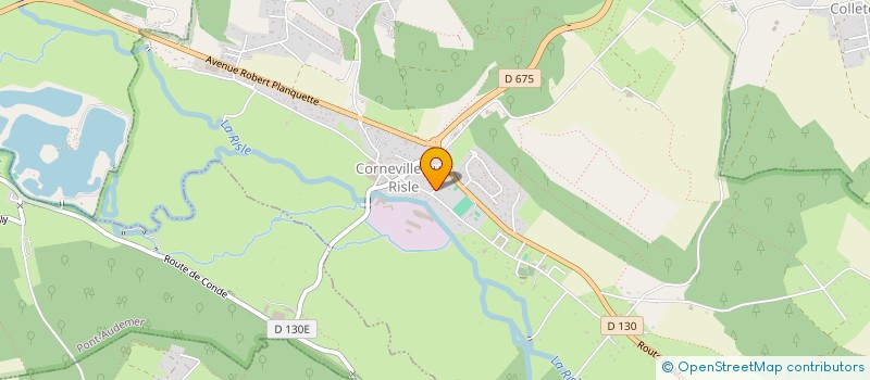 localisation de l'entreprise MADAME GENEVIEVE DAUGENET à CORNEVILLE-SUR-RISLE