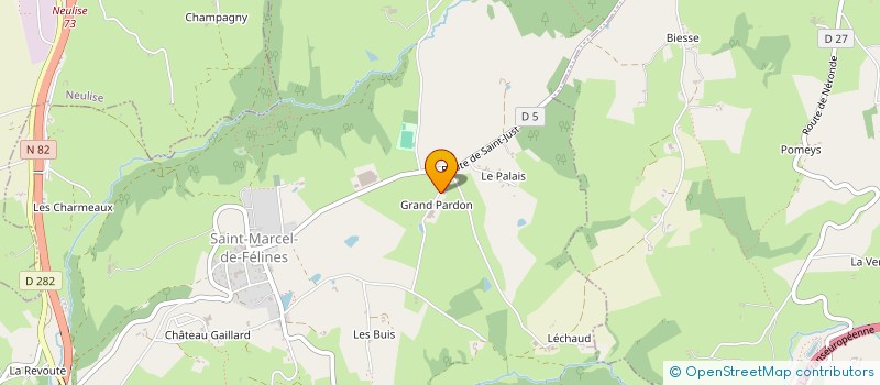 localisation de l'entreprise MADAME GENEVIEVE DE RIVERIEULX DE VARAX  SAINT-MARCEL-DE-FELINES