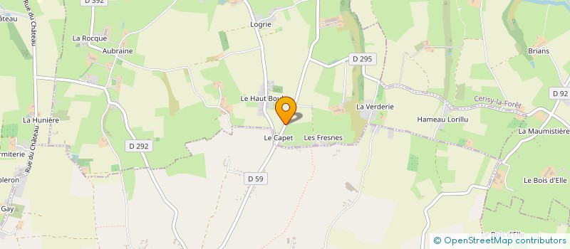 localisation de l'entreprise MADAME GENEVIEVE DECAEN à SAINT-JEAN-DE-SAVIGNY