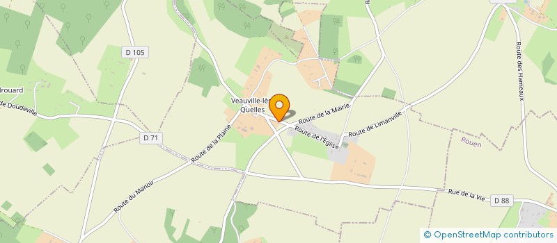 localisation de l'entreprise MADAME GENEVIEVE DELAMARE  HERICOURT-EN-CAUX