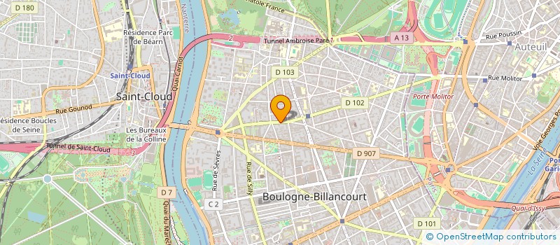 localisation de l'entreprise MADAME GENEVIEVE DELEPLANQUE à BOULOGNE-BILLANCOURT