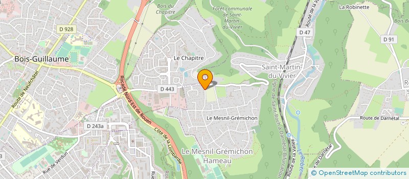 localisation de l'entreprise MADAME GENEVIEVE DEMANNEVILLE  SAINT-MARTIN-DU-VIVIER