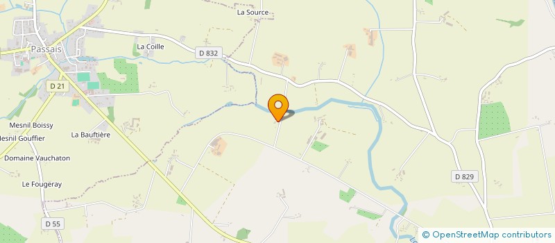 localisation de l'entreprise MADAME GENEVIEVE DEMESLAY à SAINT-FRAIMBAULT