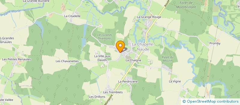 localisation de l'entreprise MADAME GENEVIEVE DENIEPORT  LA CHAPELLE-NAUDE